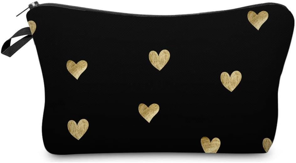 Small Waterproof Makeup Bag for Travel and Cosmetics – Cute Women’s Organizer