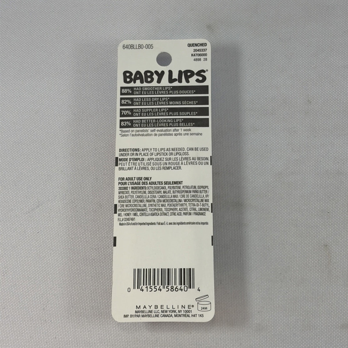Moisturizing Lip Balm - Quenched 05 - Sealed and New