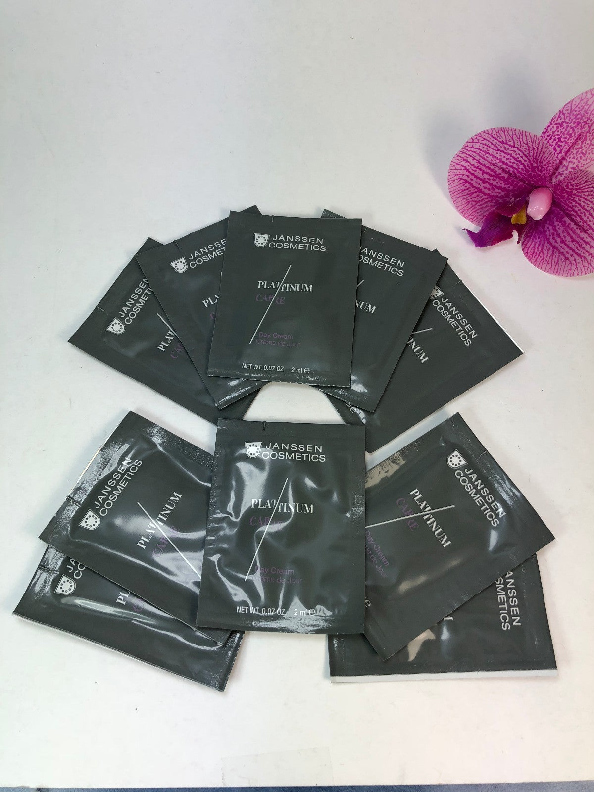 Janssen Platinum Care Night Cream Samples - Anti-Aging Skin Care, 10 x 2ml