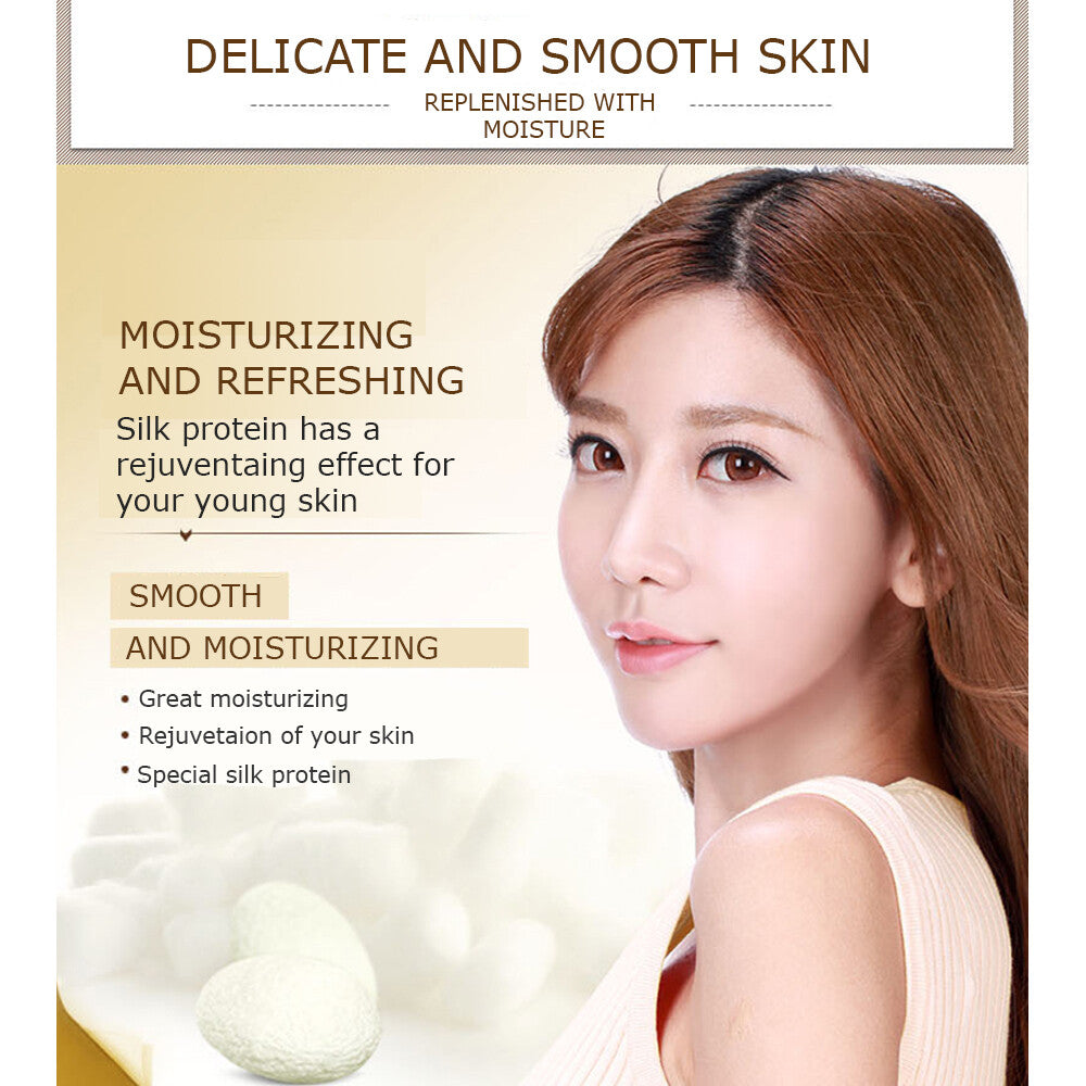 Silk Protein Face Lotion Hydrating Oil-control Moisturizing Anti