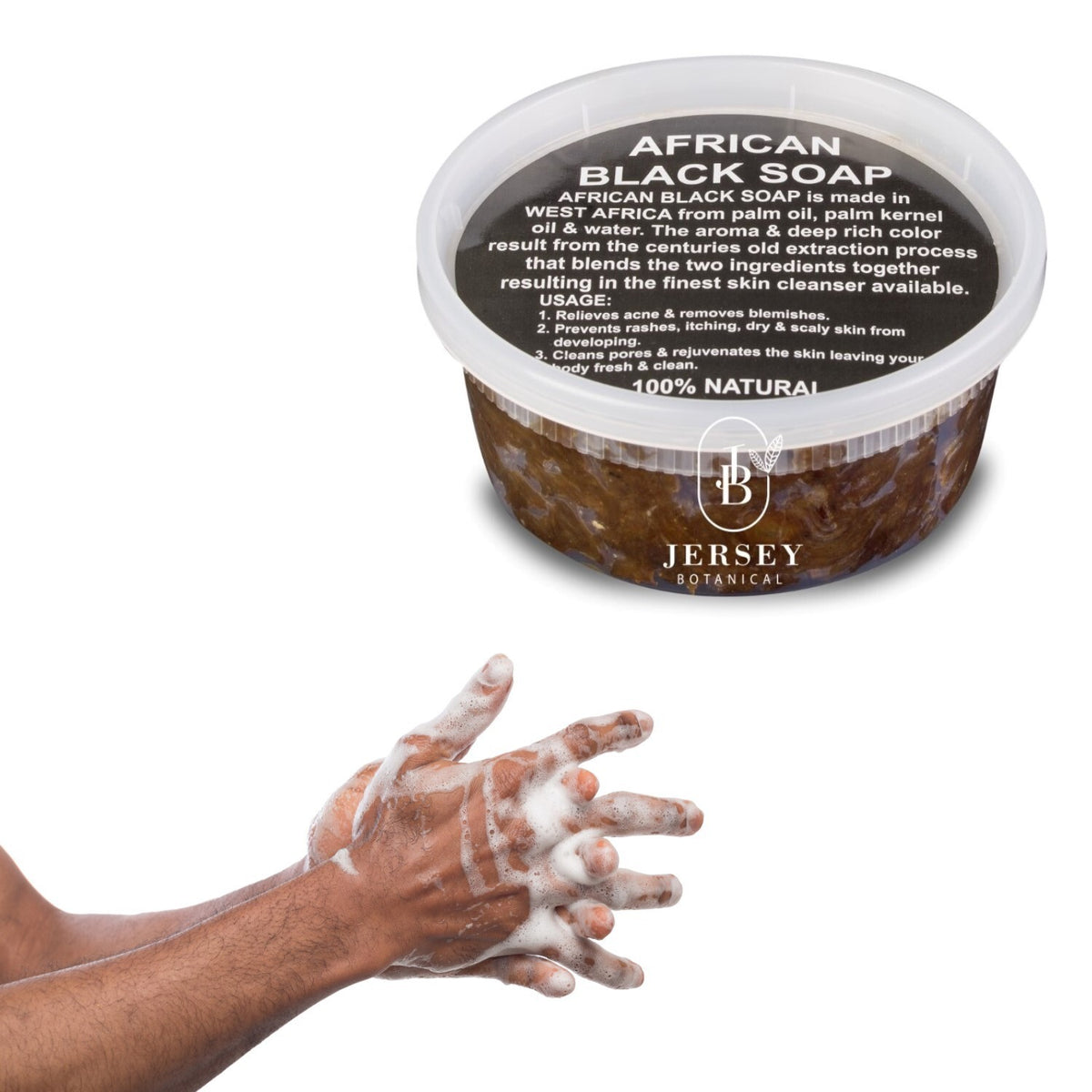 African Black Soap Trio Pack - Natural Organic Liquid, Bar & Paste