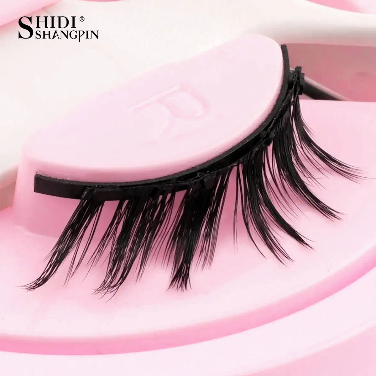 Magnetic False Eyelashes with Applicator Set – Reusable 3D Natural Look