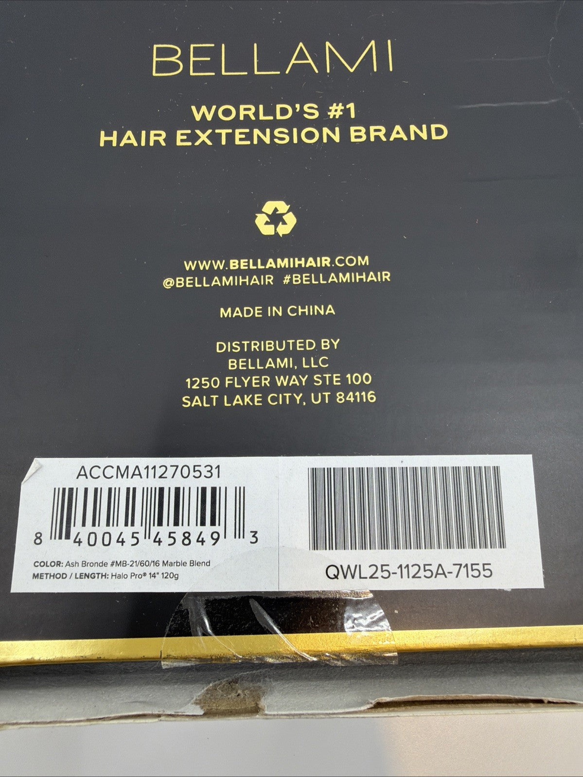 Halo Pro Hair Extensions 14” Ash Bronde Seamless Wire Hair Piece - 120g