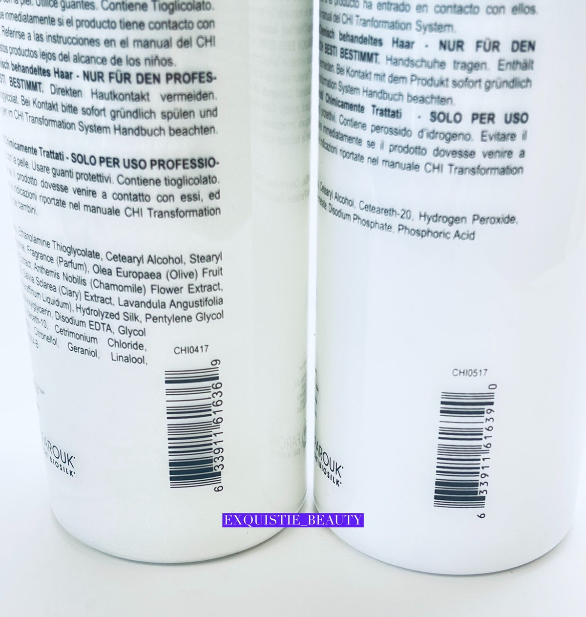 Chi Transformation Solution Formula B Phase 1 & 2 for Chemically Treated Hair 16oz