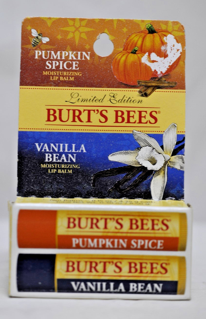 Moisturizing Lip Balm Set - Pumpkin Spice & Vanilla Bean