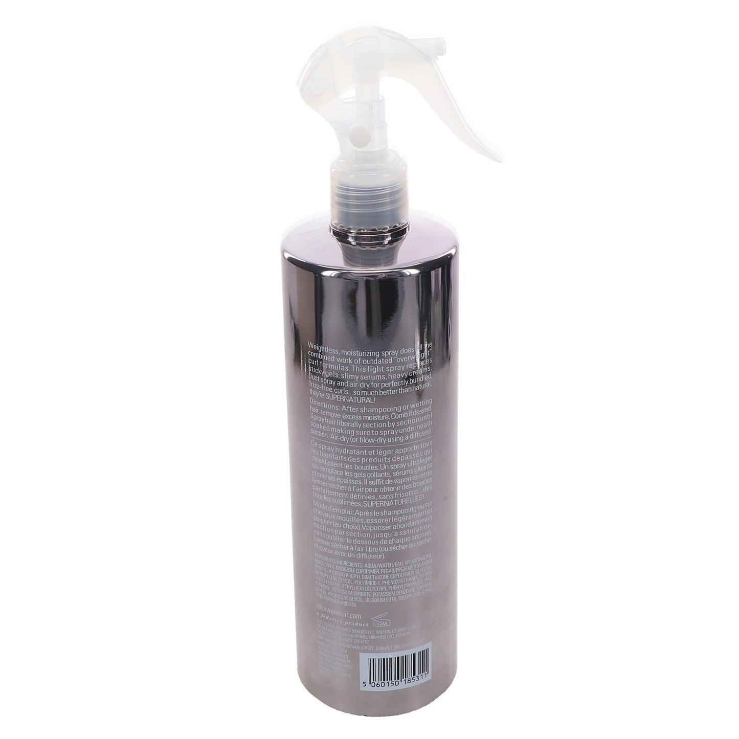 Curl-Defining Hair Spray for Curly Hair - Frizz Control & Shine, 16.9 oz