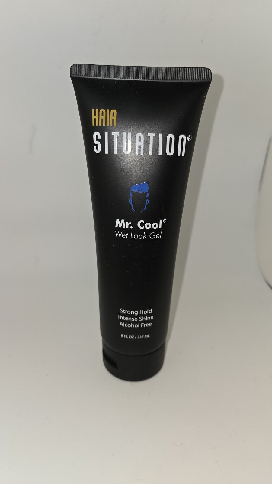 Strong Hold Wet Look Gel - Intense Shine & Alcohol-Free Hair Styling 8 oz