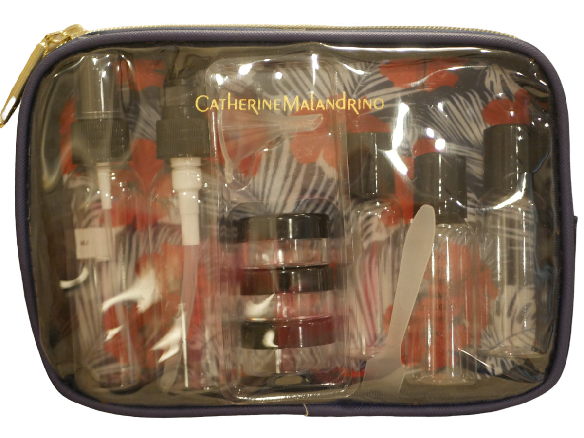 Travel Bottle Set 11 Pieces TSA Approved Cosmetic & Toiletry Organizer