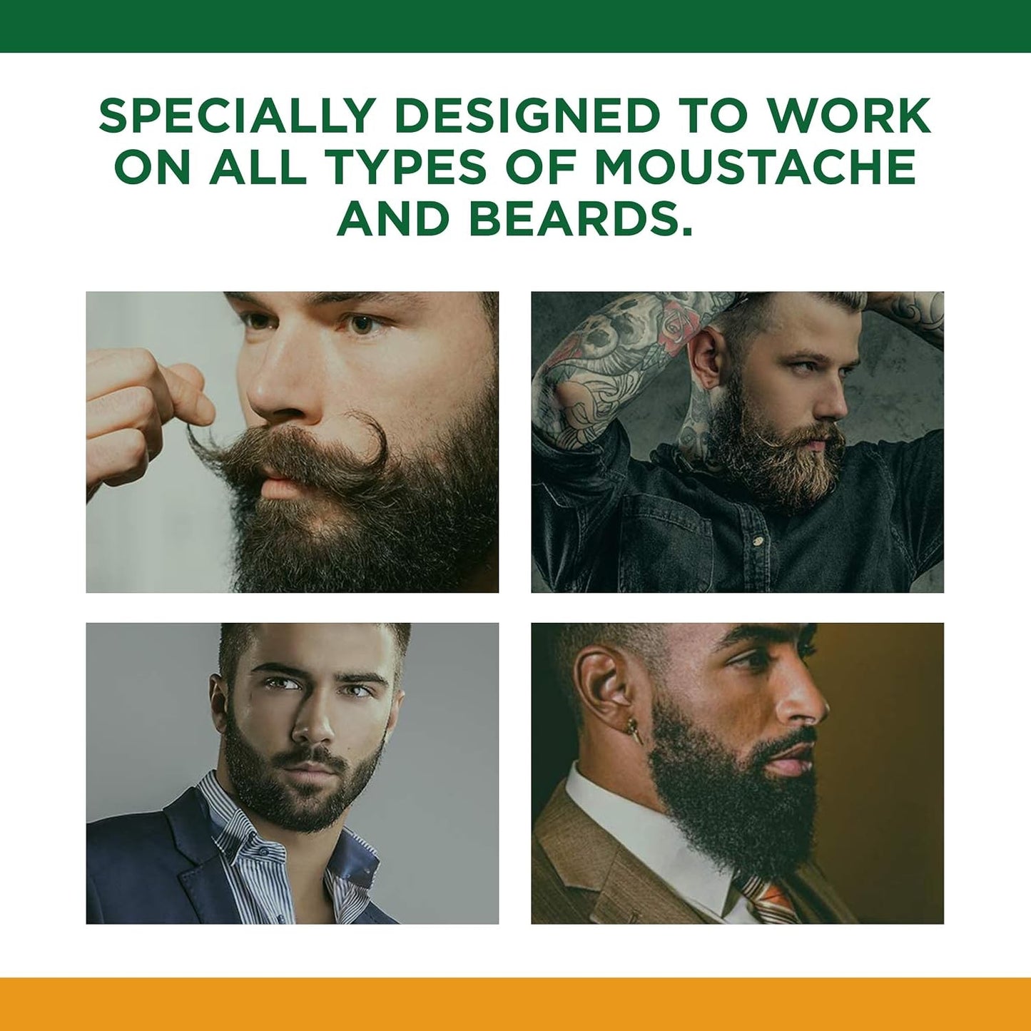 Men's Mustache Wax with Strong Hold & Neutral Color - Beard & Facial Hair Styling