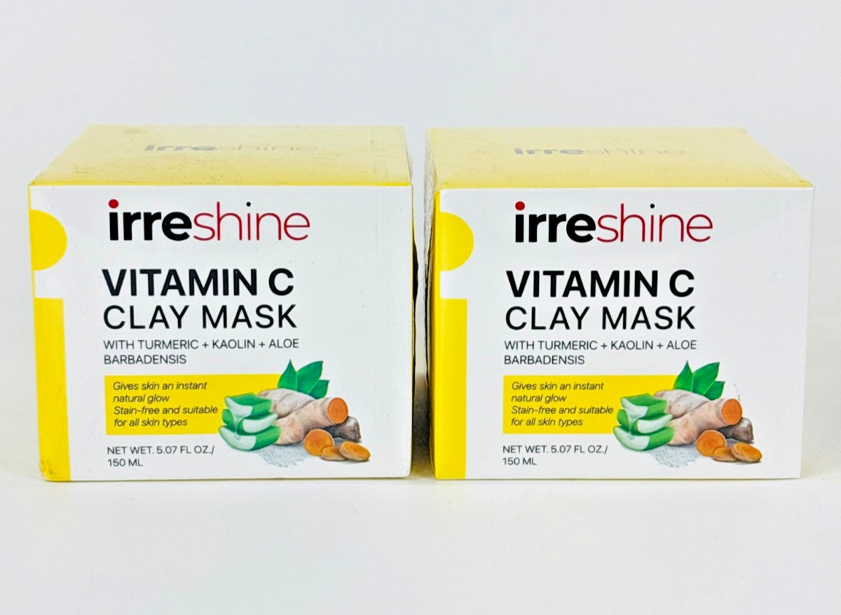 Vitamin C Clay Mask with Turmeric - 2 Pack, 5.07 fl oz