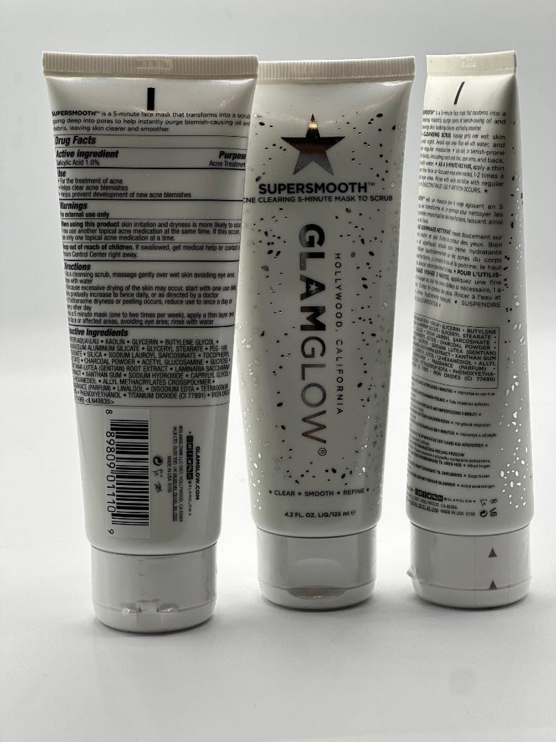 Acne Clearing Face Mask - 3 Tubes, 4.2 fl oz