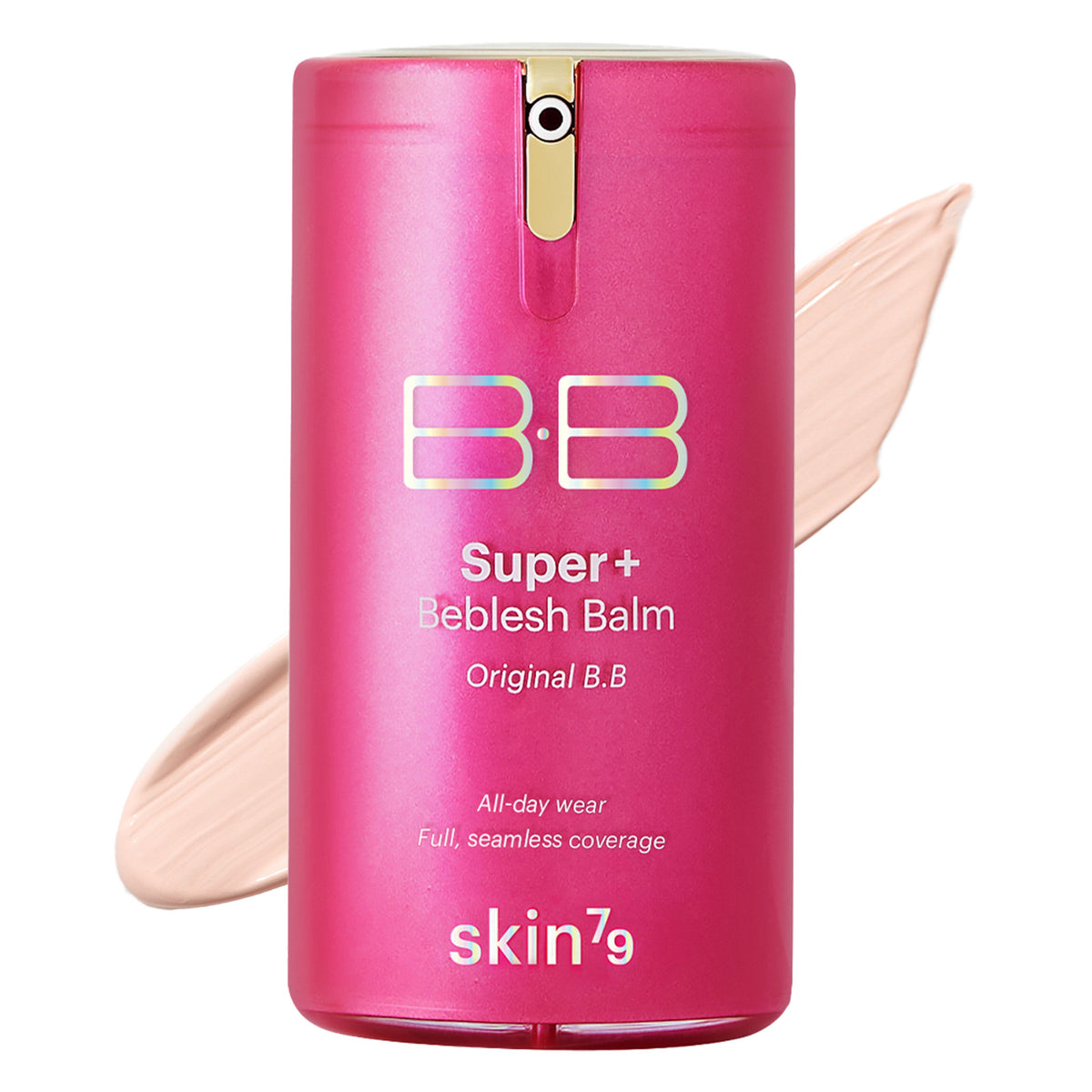 SKIN79 Hot Pink Super Plus Beblesh Balm - 40g, Lightweight BB Cream