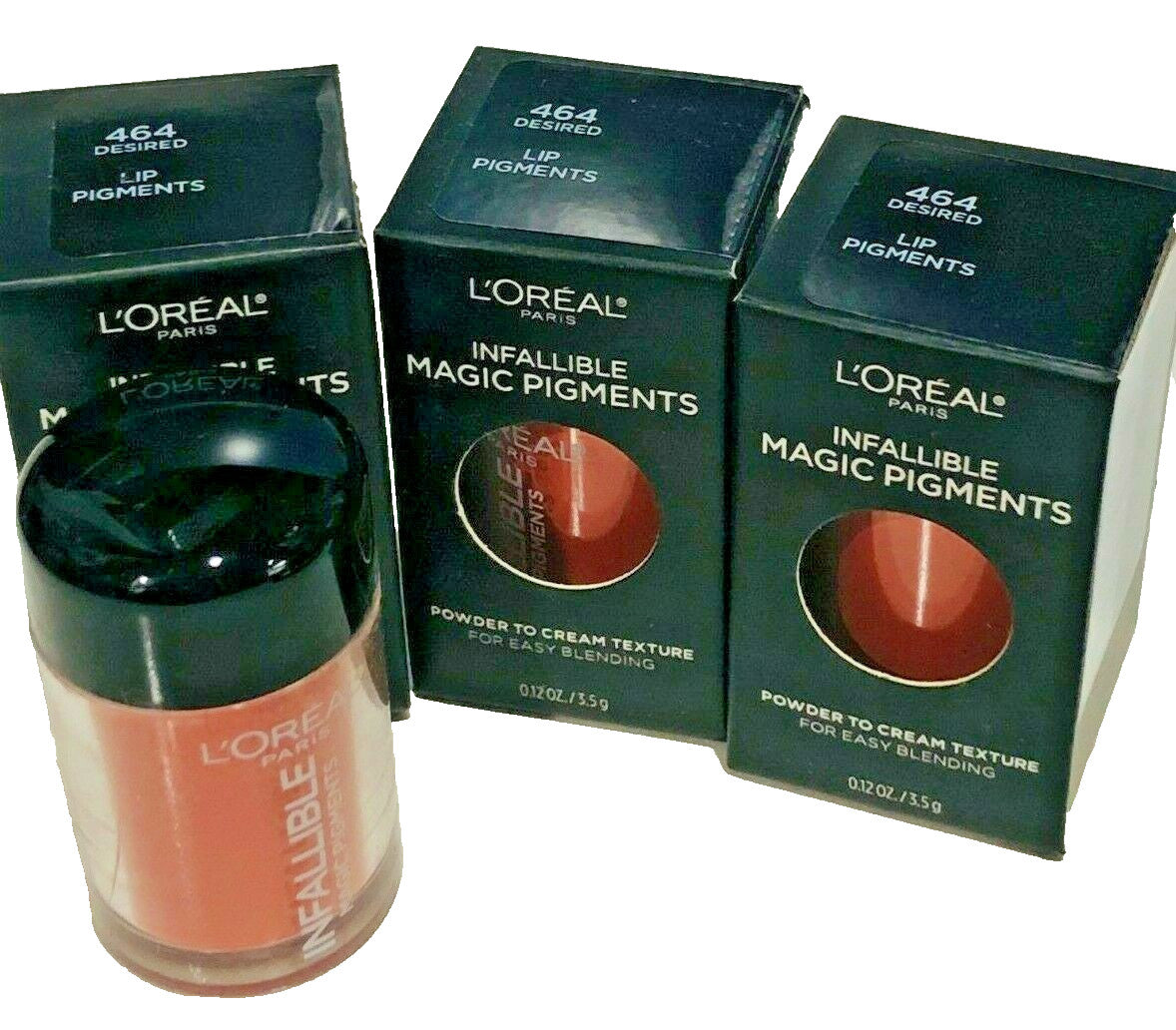 Loose Lip Pigment Set - 3X Infallible Magic Pigments #464
