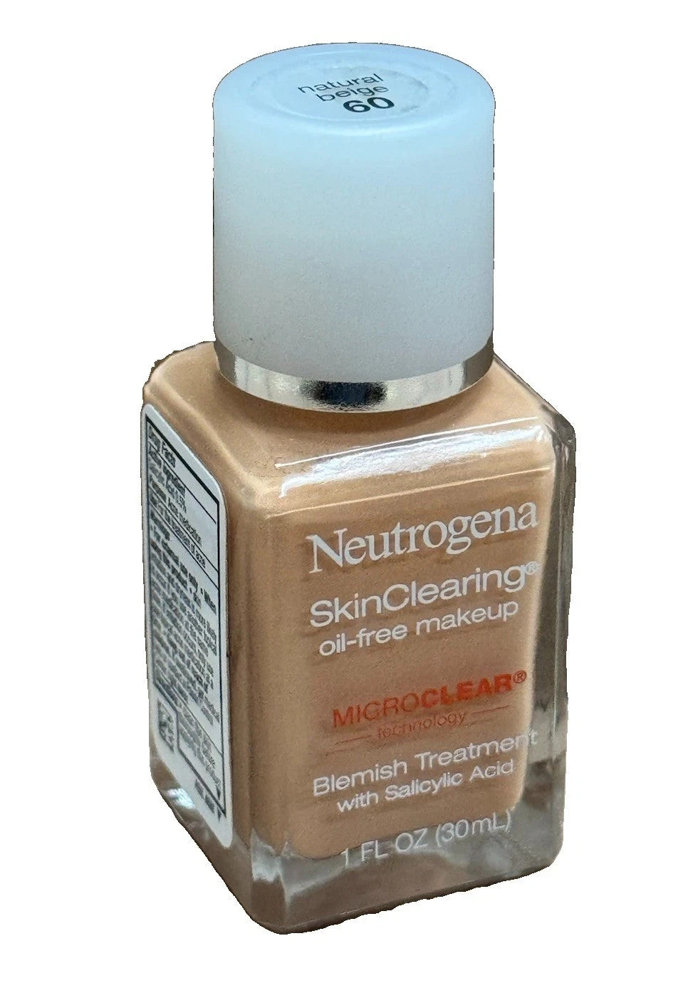 Neutrogena SkinClearing Oil-Free Makeup Natural Beige 1 oz - Micoclear