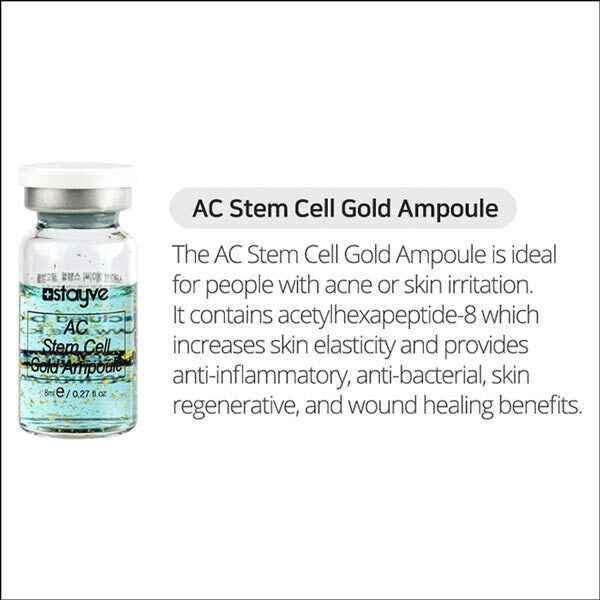 Skin Care Serum Kit with Stem Cell, Peptide & Salmon DNA Ampoules