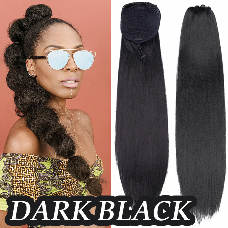 200g Thick Large Drawstring Ponytail Clip-In Hair Extension for Full Head