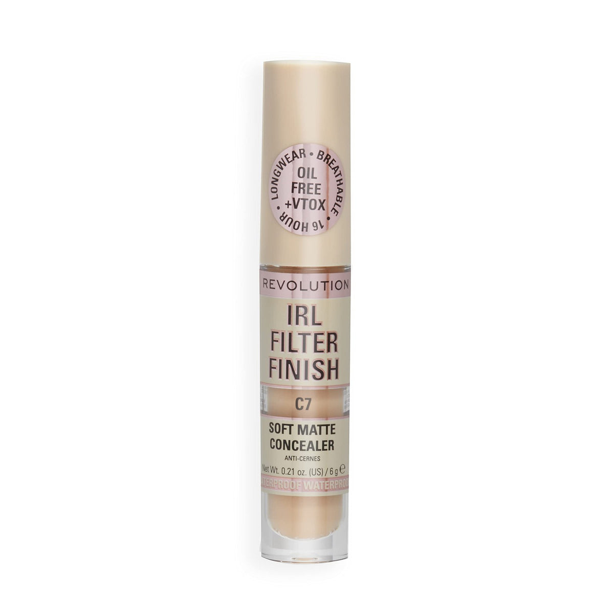 Full Coverage Medium Skin Concealer with Hyaluronic Acid - Vegan & Cruelty-Free