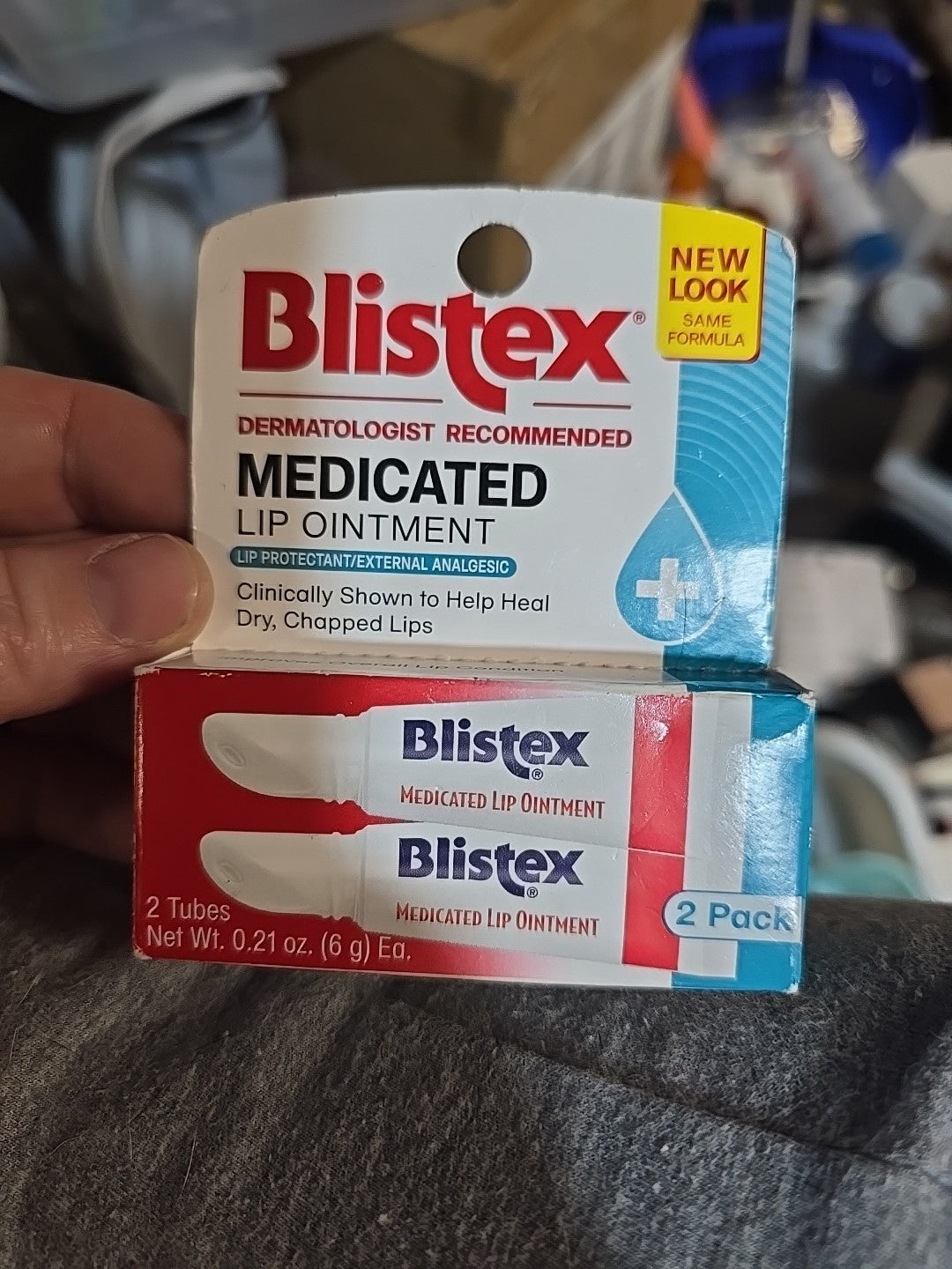 Medicated Lip Balm - 2 Pack, Sealed, 0.21 Oz Lip Treatment