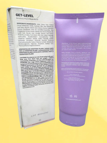 MAELYS GET-LEVEL KERATOSIS PILARIS BODY SCRUB 5 OZ BOXED