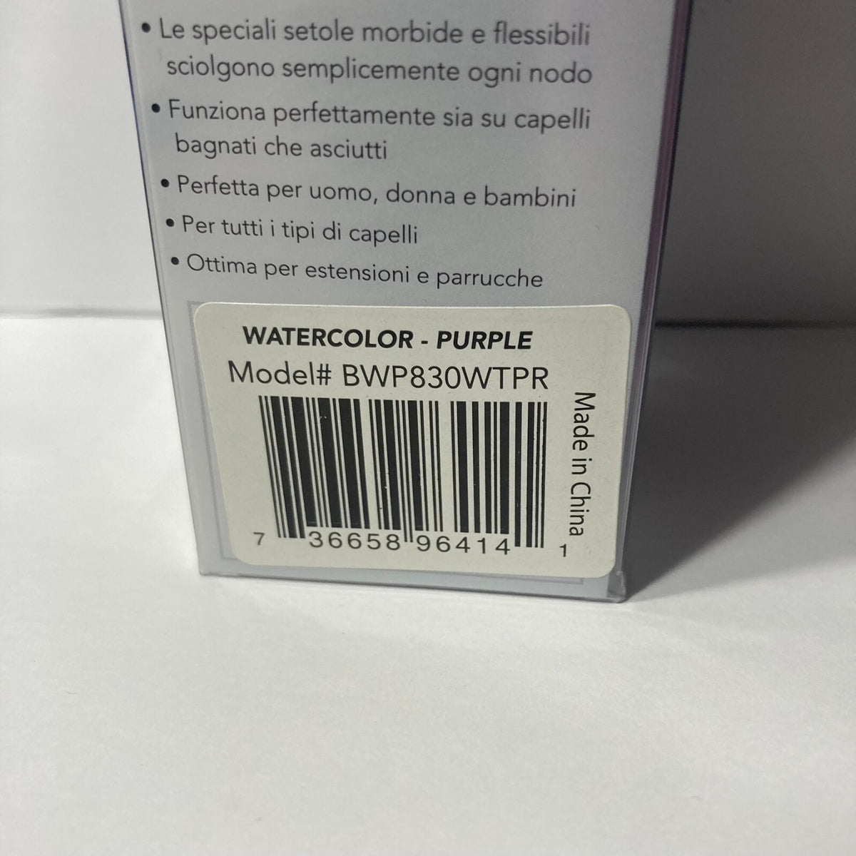 Wet Brush Pro Detangle Hair Brush - Professional Purple Styling Tool
