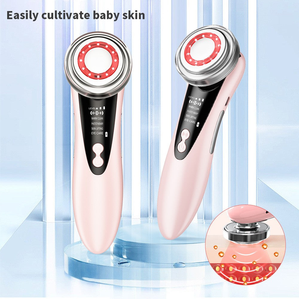 Electric Facial Massager 5 in 1 Skin Tightening Anti-Aging Device for Rejuvenation