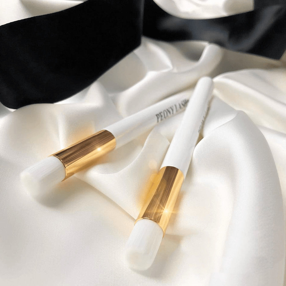 Poeny Eyelash Cleaning Brush Set - 2 Soft Lash Cleansing Tools