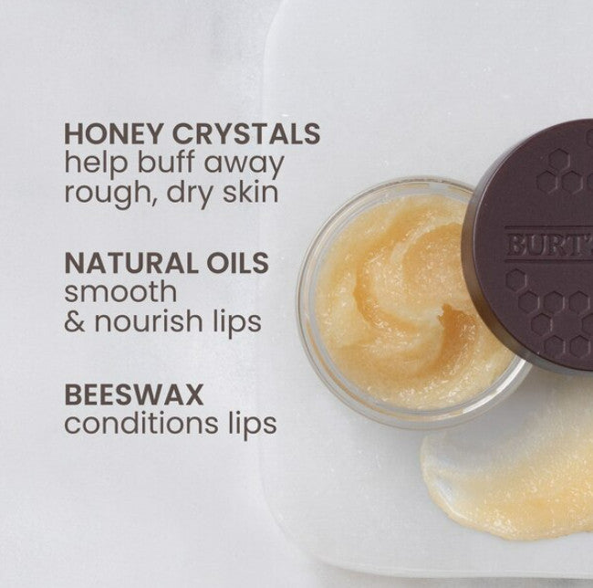 Lip Scrub & Overnight Lip Treatment Duo - Hydrating Honey & Peppermint