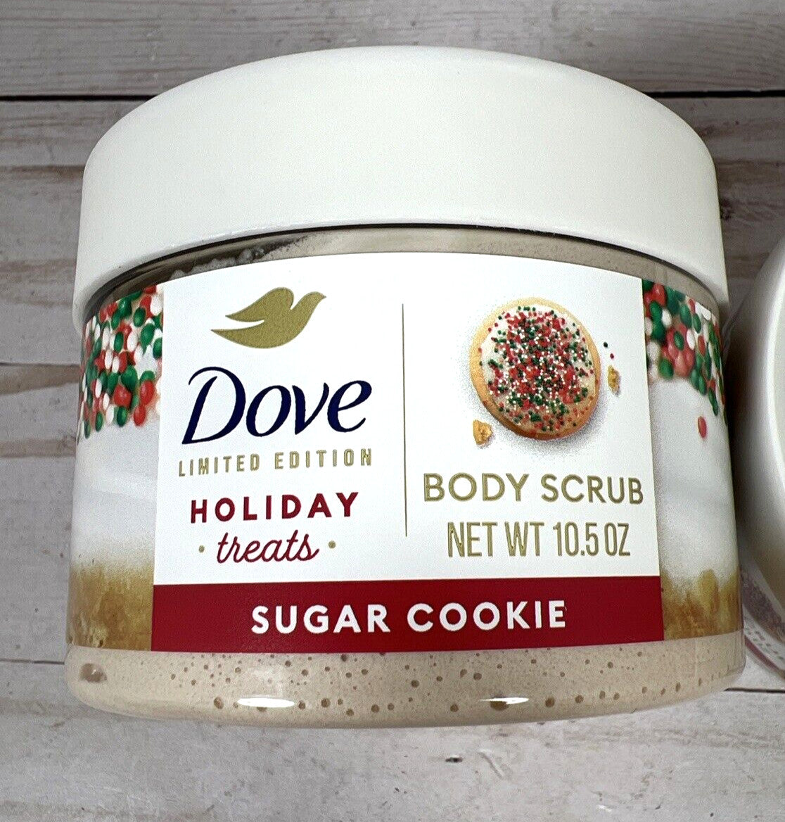 Dove Limited Edition Holiday Treats SUGAR COOKIE Body Scrub 10.5oz (2