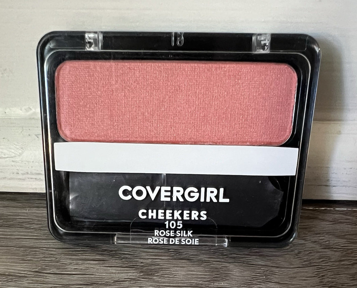 Cheekers Blush - Soft Rose Silk 0.12 oz Face Makeup for Cheeks