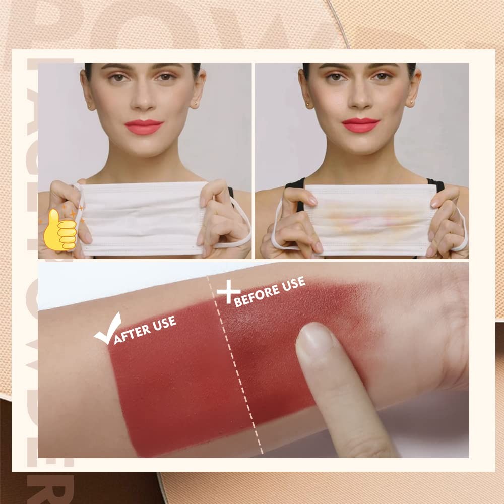 Waterproof Face Powder Set Shine Control & Fine Line Smoothing - 3 Shades