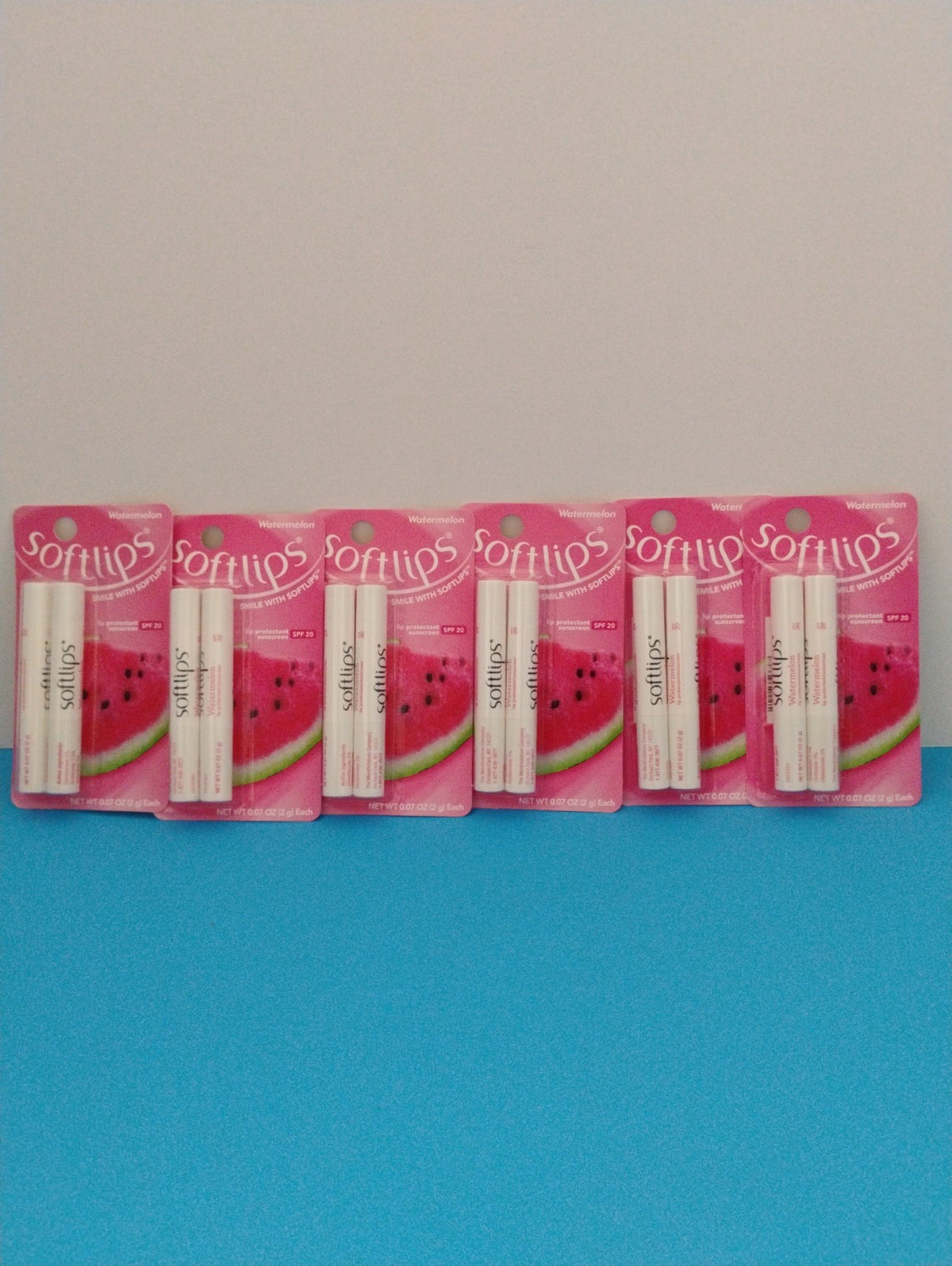Watermelon SPF 20 Lip Balm Set - Moisturizing Sunscreen Protectant for Lips