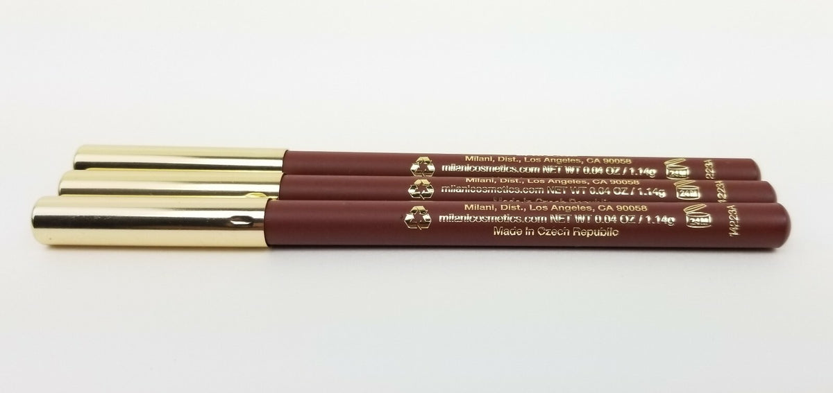 Lipliner Pencil #10 Cocoa - Set of 3 Milani Color Statement Instant Color