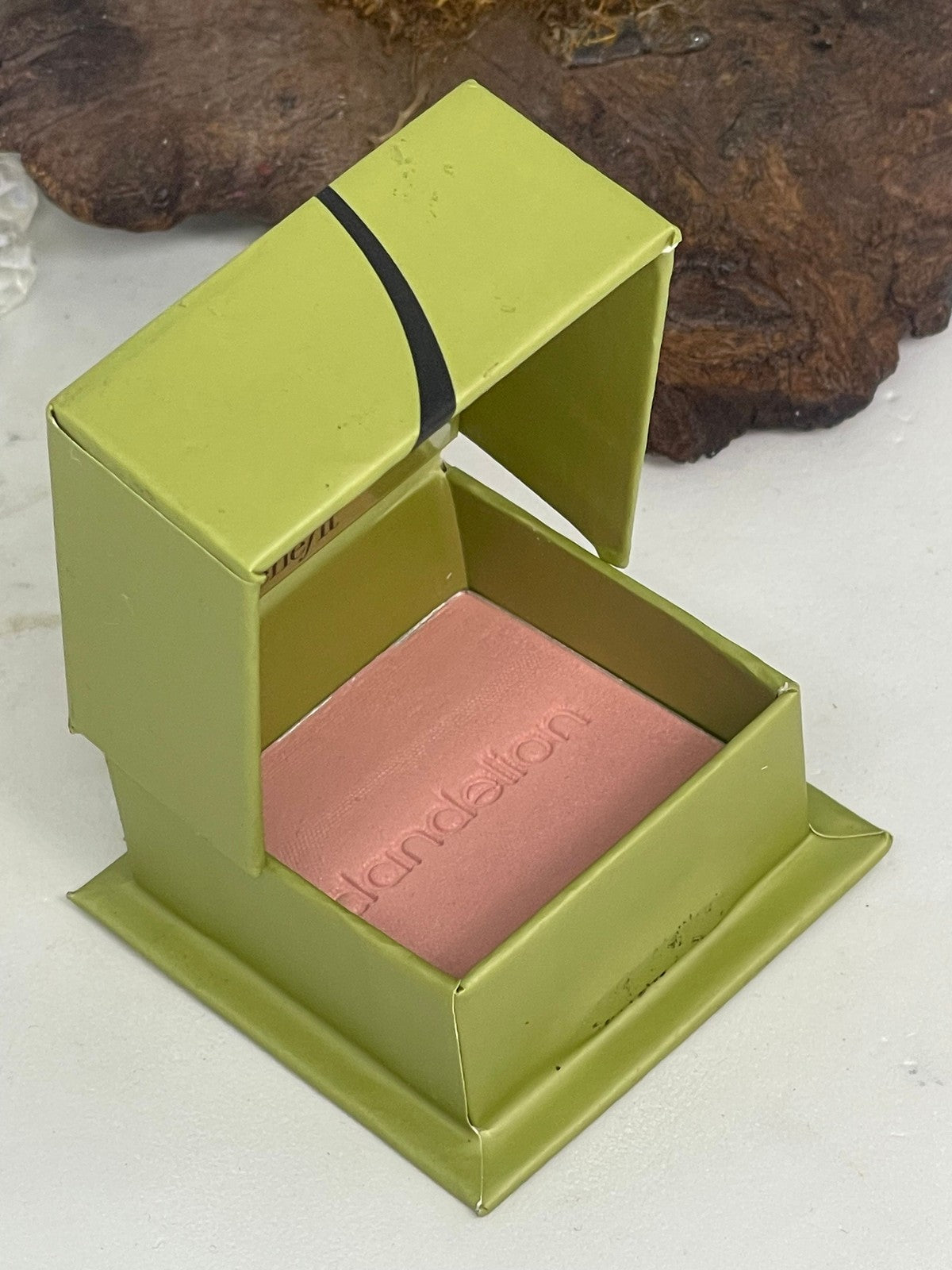 Benefit Dandelion Blush with Brush - Baby Pink, Travel Size, Satin Finish