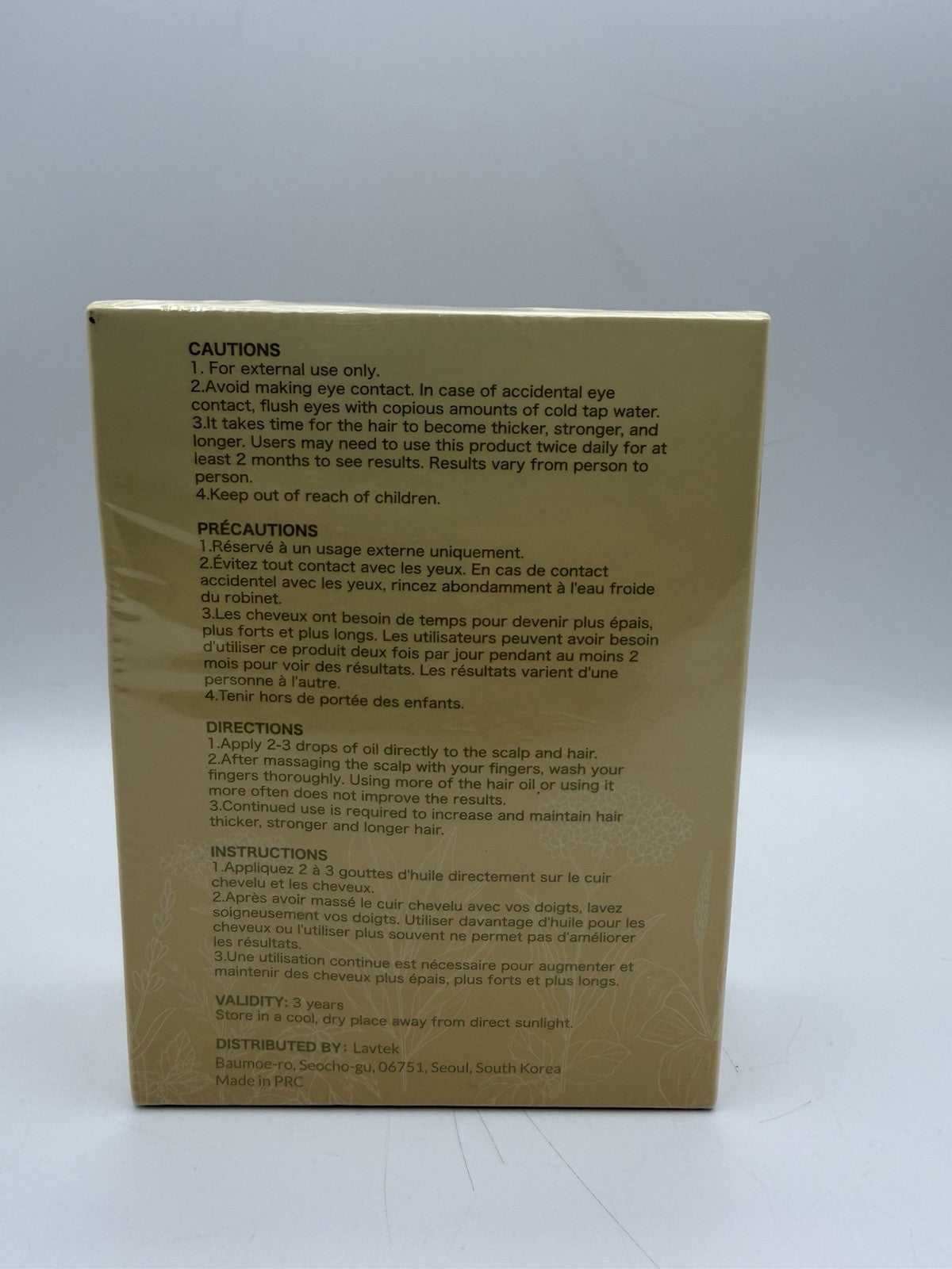 Hair Growth Oil Kit with Dermaroller - 2x30ml Botanical Blend