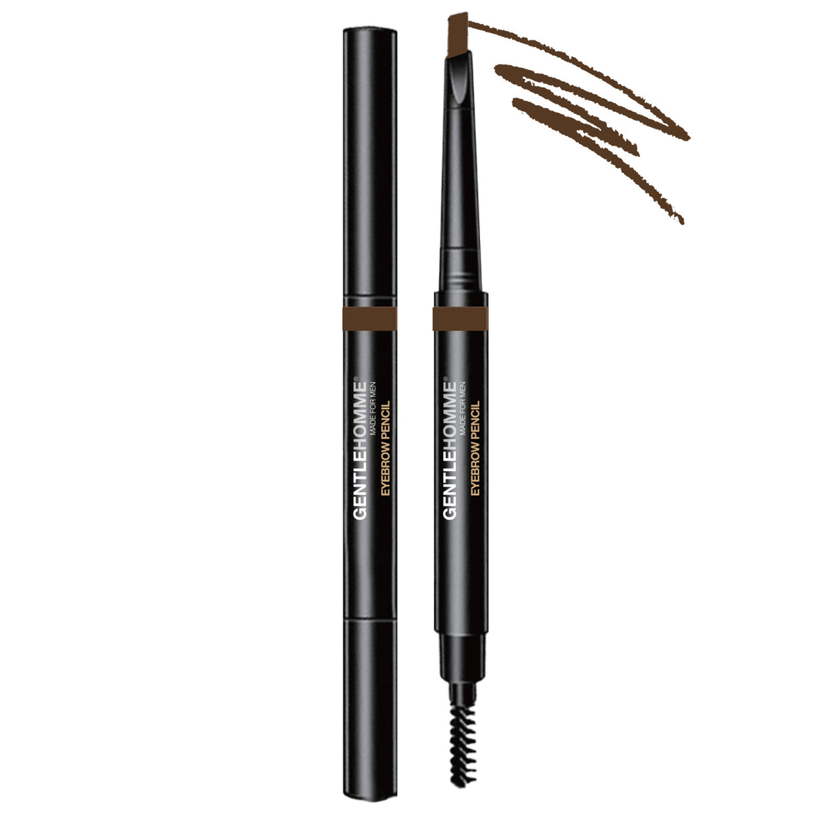 Men's Eyebrow Pencil Medium Brown for Fill Shape Define Brows Beard Hair