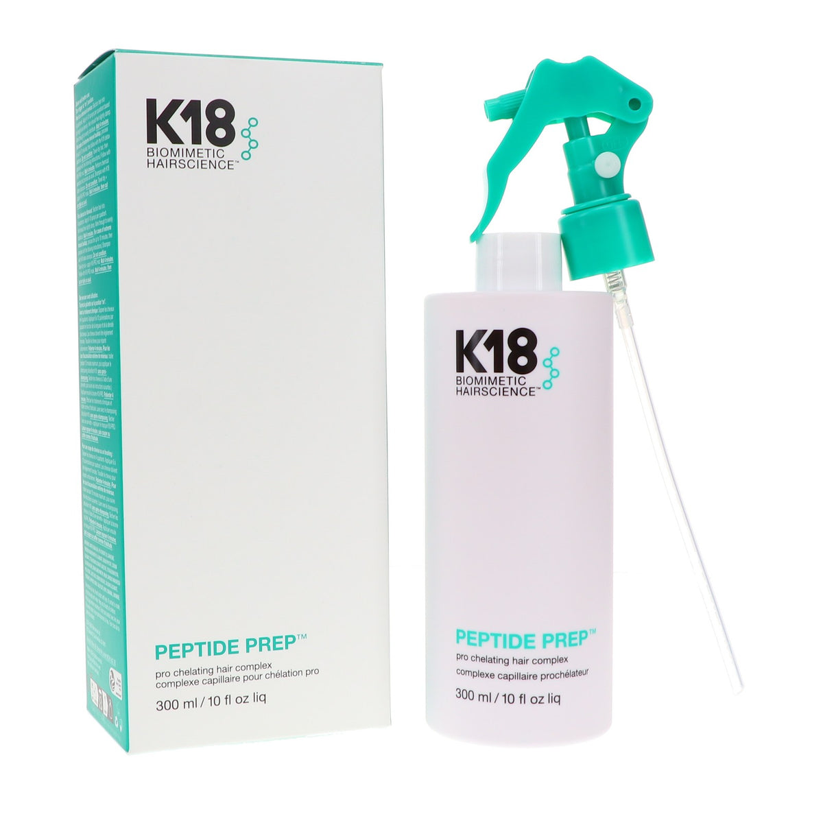K18 Peptide Hair Treatment Spray - Chelating & Buildup Removal, 10 oz