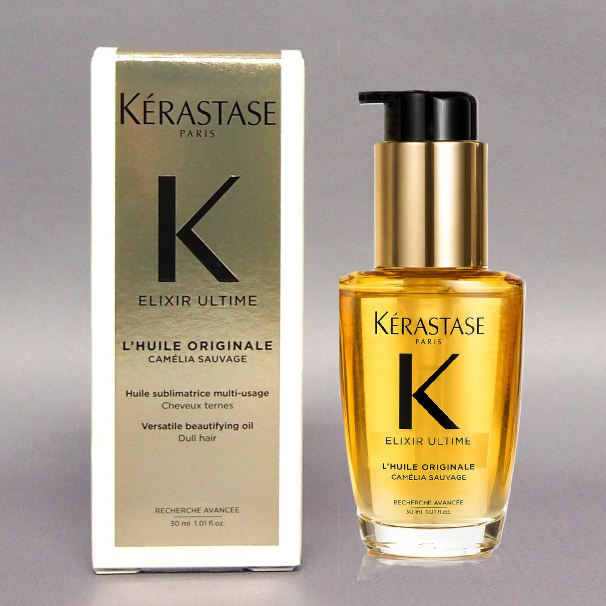 Kerastase Elixir Ultime L'Huile Original Hair Oil 30ml Travel Size - Shine & Frizz Control