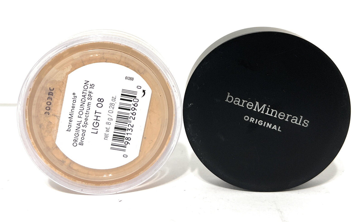 Bare Minerals Loose Mineral Powder Foundation SPF 15 Light 08 - 0.28 Oz