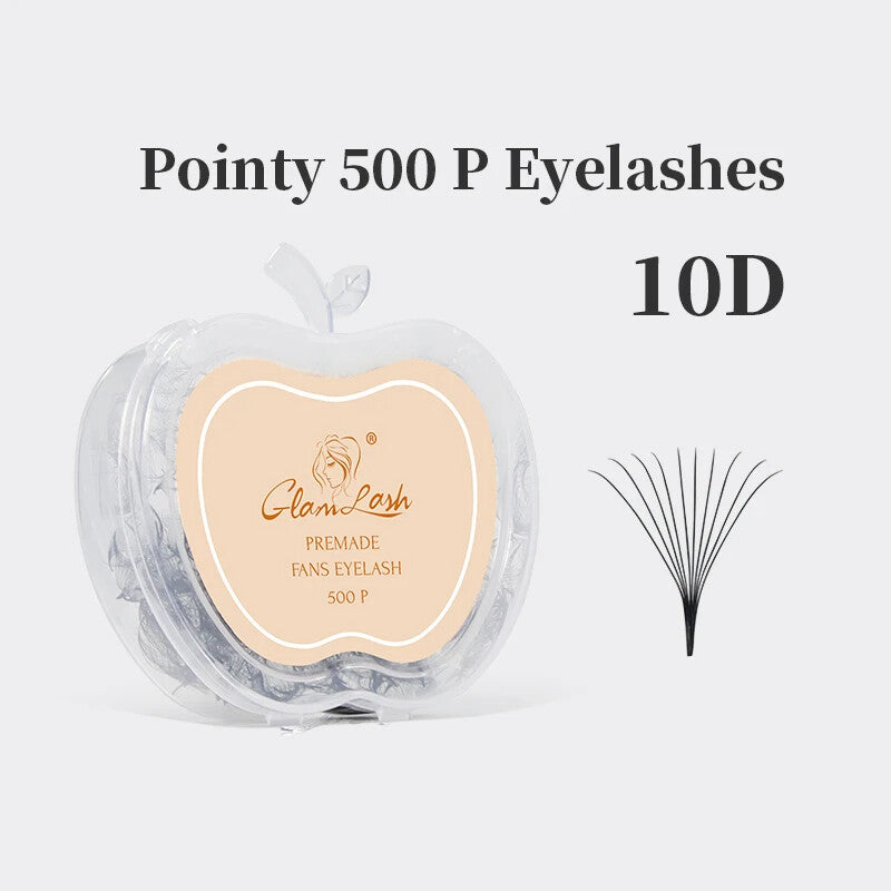 Premade Volume Eyelash Fans - Pointy Base, Natural & Lightweight