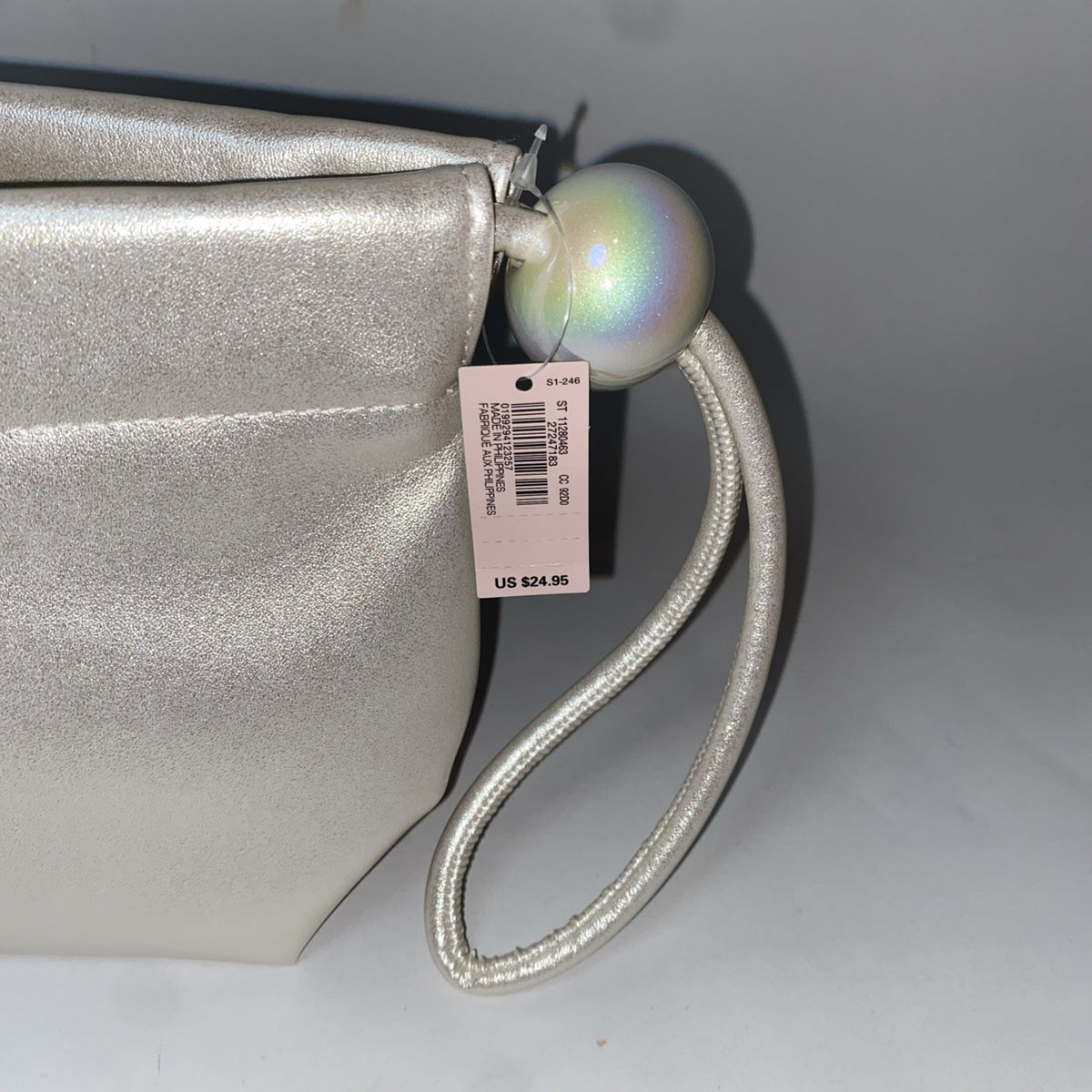 Iridescent Pearl Bead Cinched Pouch - Victoria’s Secret Dream Accessory