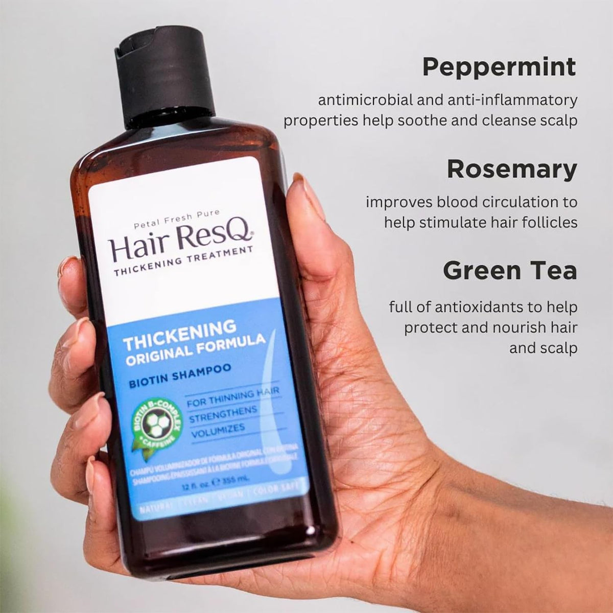 Thickening Shampoo with Biotin & Keratin for Hair Growth