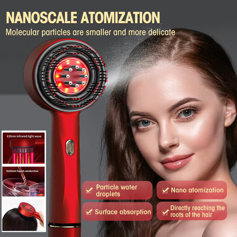 Electric Red Light Scalp Massage Comb