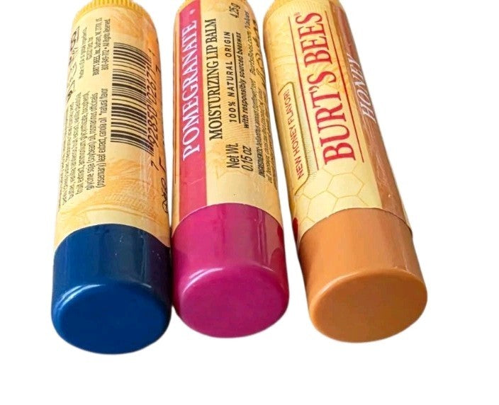 Burt's Bees Moisturizing Lip Balm Set - Pomegranate Honey & Vanilla Bean, 4.25g