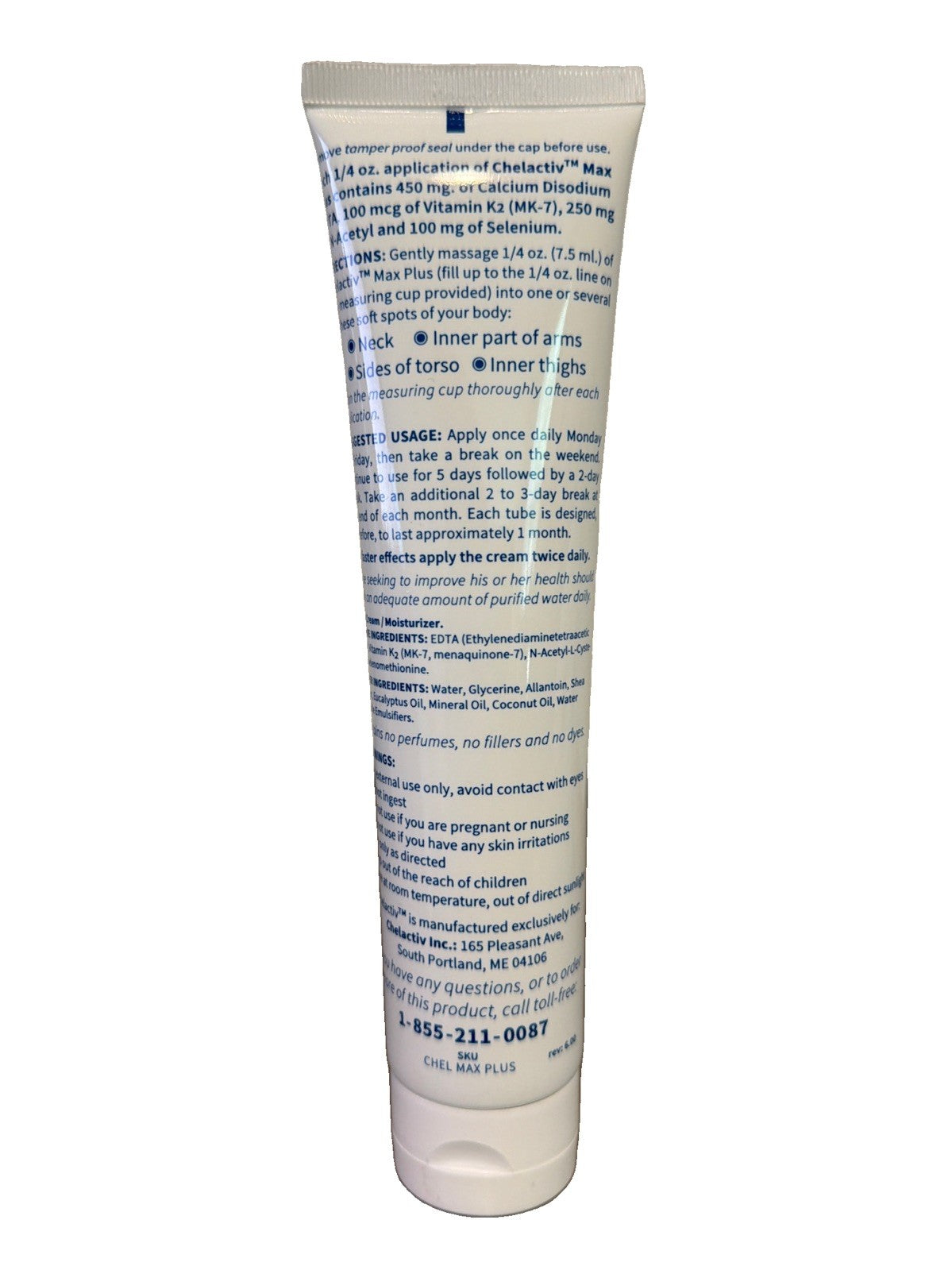 Chelactiv Max Plus Fast Absorbing Skin Cream 5oz