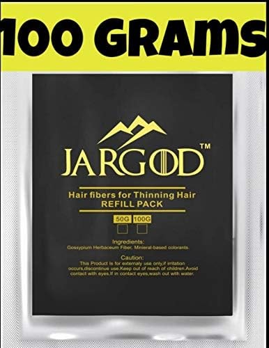 100 Gram Hair Building Fibers Refill - Medium Brown