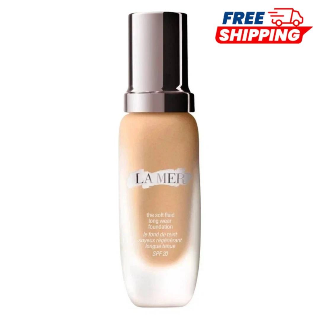 La Mer The Soft Fluid Long Wear Foundation SPF 20 Ivory 01 NiB 1 oz / 30 ml