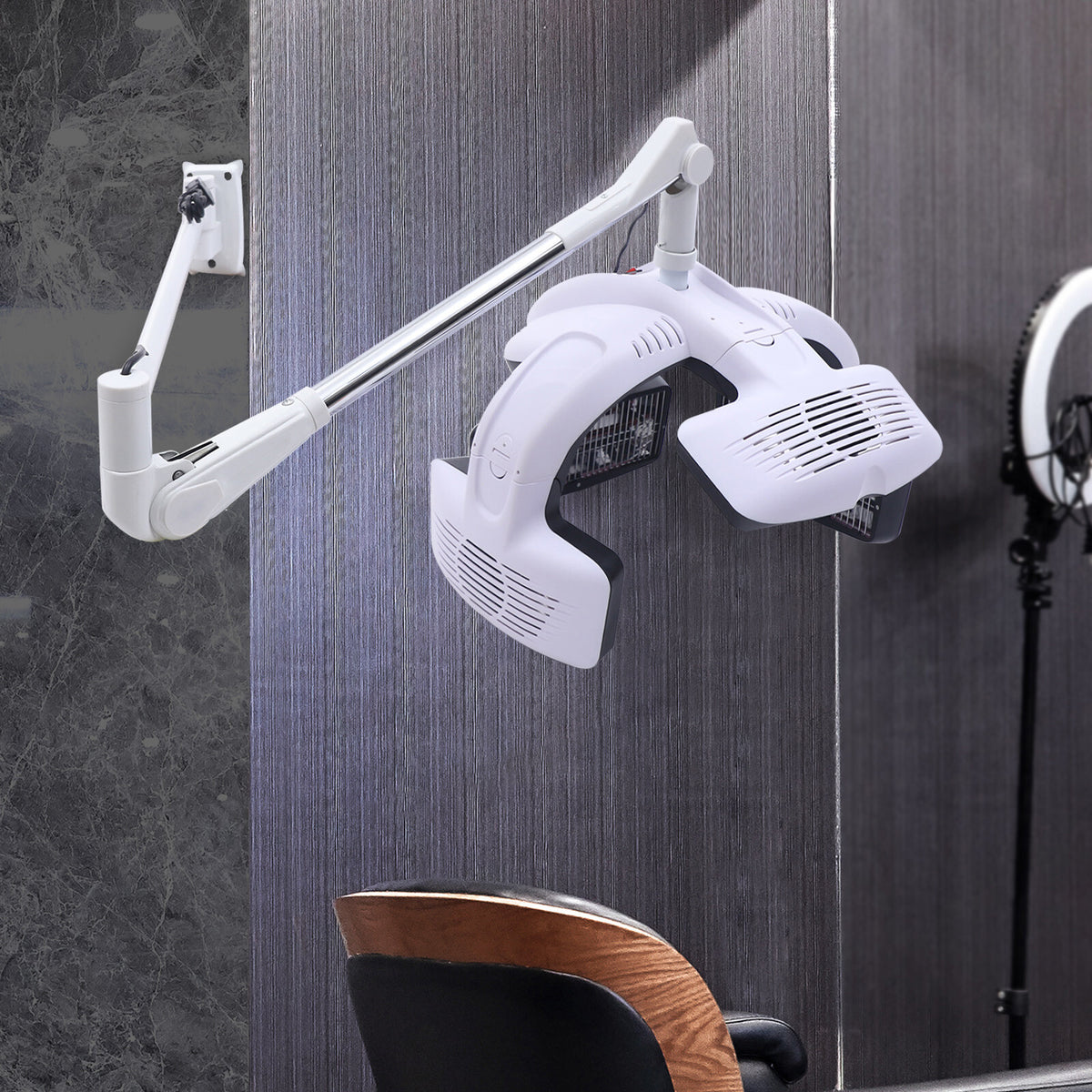 Wall Mount Infrared Hair Color Processor for Salon Hair Hood Dryer