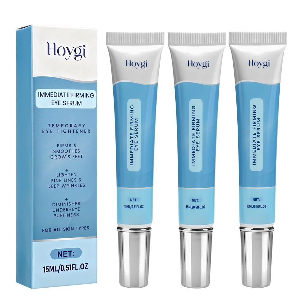 3-Pack Firming Eye Serum for Wrinkles Dark Circles Under-Eye Bags - Collagen & Peptide