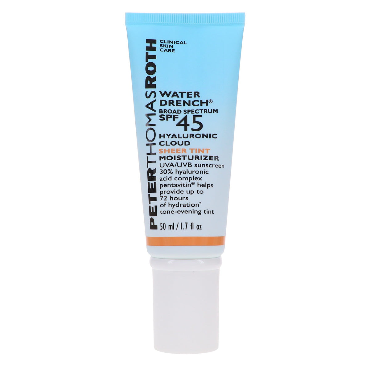 Hyaluronic SPF 45 Moisturizer with Sheer Tint - Water Drench