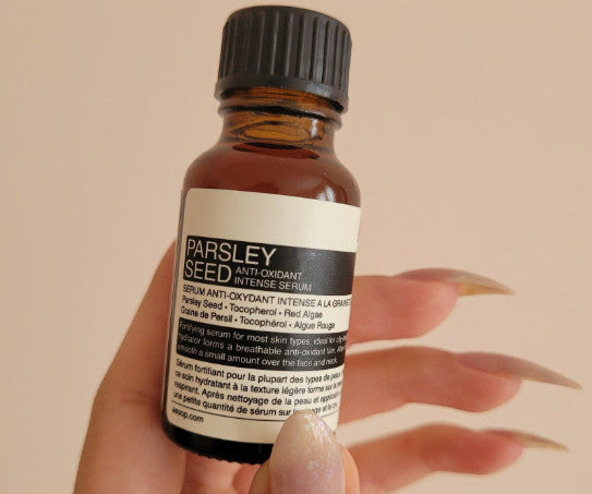 Travel Size Aesop Parsley Seed Anti-Oxidant Serum 0.5 fl oz / 15ml - Skin Hydrating & Protective